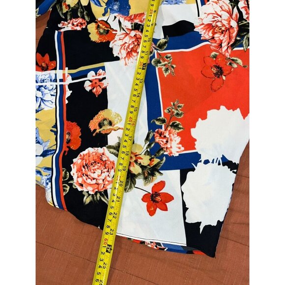 Yumi Kim Floral Print Long Sleeve Blouse Top Women Size Small - Picture 5 of 5